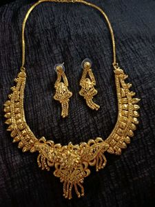 Gold Plated Necklace Set