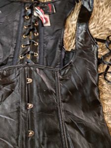 Black Underbust Pirate Coded Corset