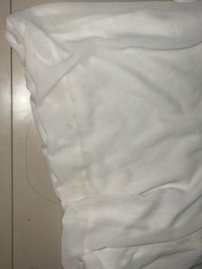 Elegant white crop top