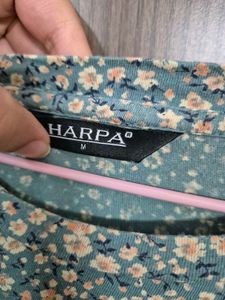 Green Floral Top For Women | 38