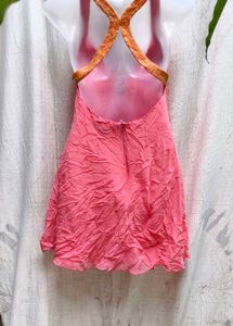 7156 SEXY CORAL PARTY DRESS