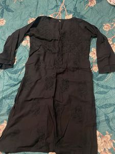 Elegant Black Kurta