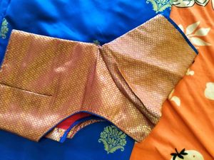 New Saree With Blouse 34-38 Size