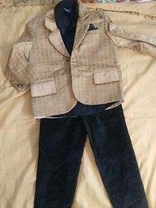 Boys Beige Suit