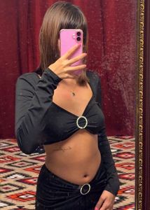 Black Embellished Crop Top