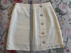 Pomelo Beige Mini Skirt (Size M)