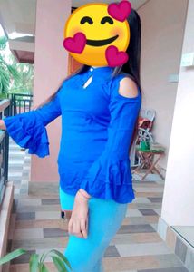 Navy Blue Stylish Top And Jeans
