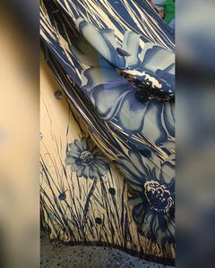 Chamki Work Saree With Border(Fenugreek Colour)