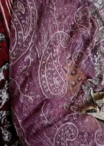 Heavy Full Jaal Net Party Wear Mauve Saree