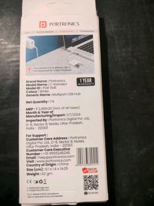 New Portronics Type C HDMI Adapter Usb
