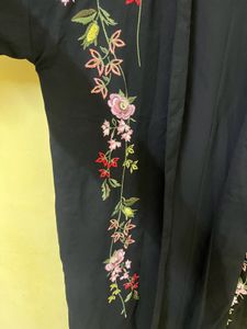 Floral Embroidered Kimono