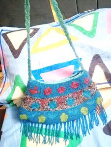 Beautiful Cutdana Work Purse