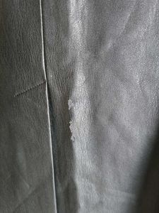 ZARA Faux Leather Blazer - Black