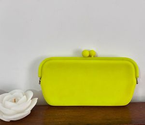 Neon Yellow Coin Purse