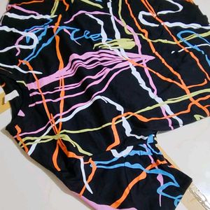 New Aesthetic printed Line Art T Shirt