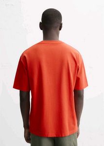 Unisex Orange Oversized Tee 240GSM
