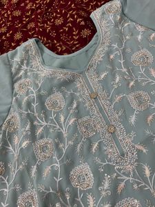 Light Bluesuit with Palazzo