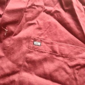Burgundy Casual Shirt