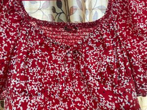 Red Crop Top