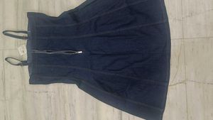 Urban Cat Women Long Denim Dress