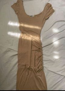 Nude Bodycon Dress