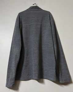 Men Grey Lightweight Warm Fleece Sweatshirt