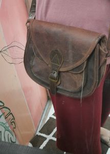 Real Leather Sling Bag