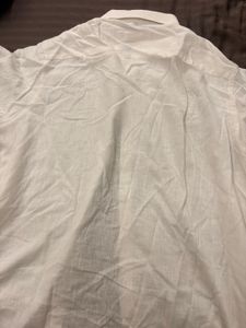 Elegant White Long Sleeve Shirt