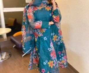 Green Salwar Suit Combo with Dupatta