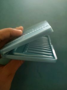 Blue Rectangle Mirror Box