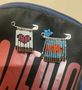 Pixel Goldfish Bead Charm