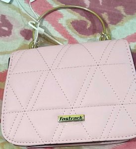 Fastrack Pink Quilted Handbag