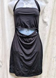 2178. Black Cutout Mini Dress