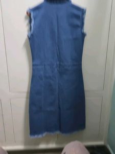 Denim One Piece - Midi Length