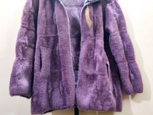 Imported luxury faux fur jacket/sweater