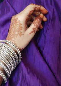 Sparkling Silver Bangle Set