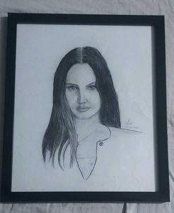 Lana Del Rey  Sketch (With Frame)