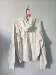 offwhite Knit Hoodie