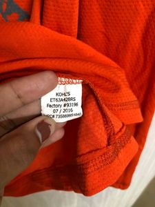 Tek Gear Orange Long Sleeve T Shirt