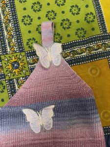 Cute Butterfly Crop Top