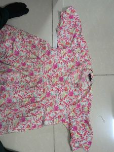 5XL Floral Print Tiered Dress for women