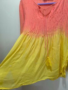 Ombre Semi Sheer Top 🌅