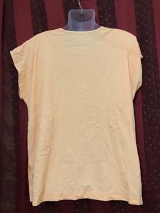 Tan Colour Short Sleeve Top