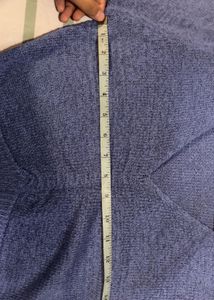 Cute Blue Cropped Sweater