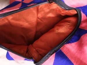 Pink &amp; Blue Geometric Crossbody Bag