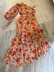 Floral One-Shoulder Dress