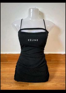 PADDED SIDE RUNCHED DREES