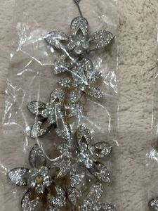 Sparkling Floral Hair Vines