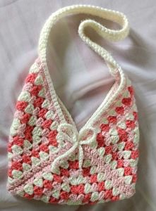Crochet Granny Square Bag 🎀