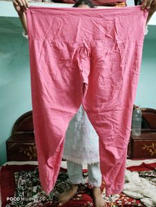 Pink Cotton Salwar Pants Pek Of 3